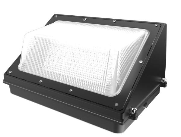 OEM 337*216.5*183mm 60W/100W wall light housing Glass cover balck color garden light die casting aluminum heat sink