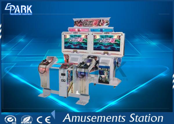 6 Stage Shooting Arcade Machines Dynamic Gun HD LCD Screen For Children