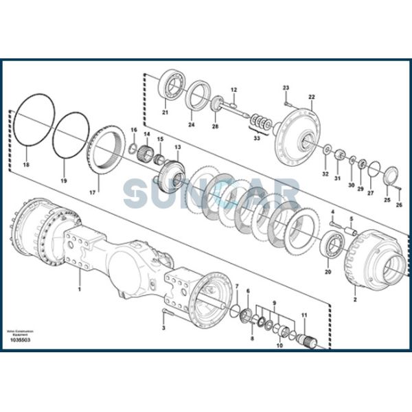 11143309 VOE 11143309 VOE11143309 плавая роторное кольцо уплотнения масла для SUNCARSUNCARVOLVO A35E A40E
