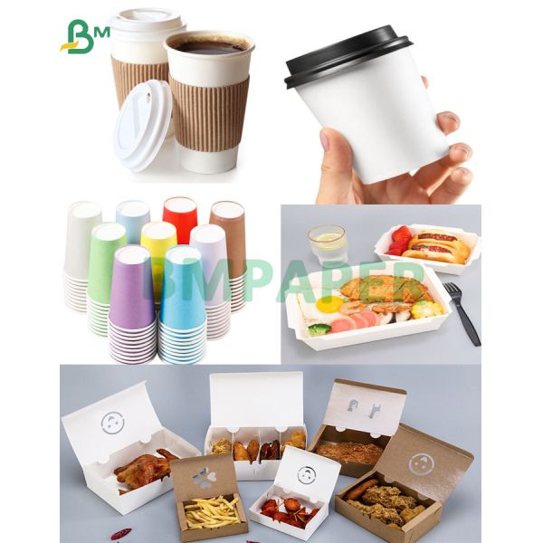 на вынос PLA PE 20g крена 15g бумаги для каландровых валов чашки 160gsm для фаст-фуда