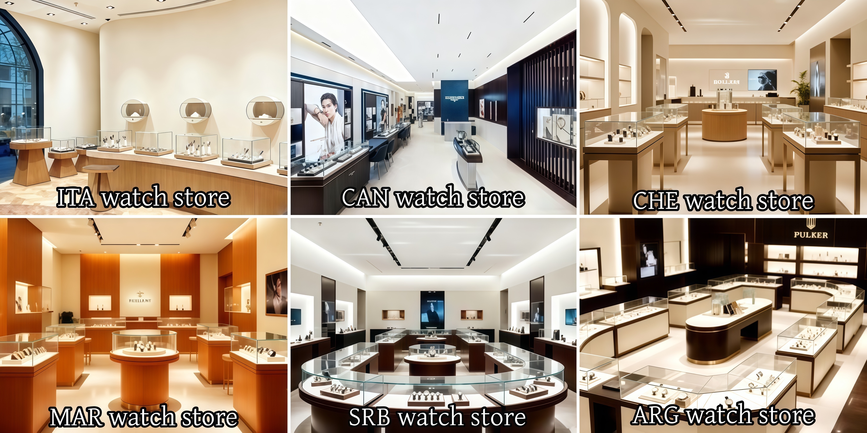 Watch Display Showcase for Luxury Brands, High - End Presentation