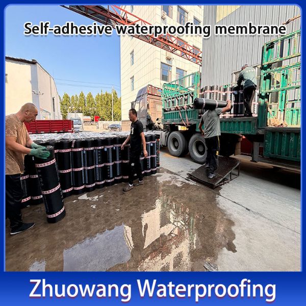 Asphalt  Self Adhered Waterproofing Membrane Anti Seepage For Roofs