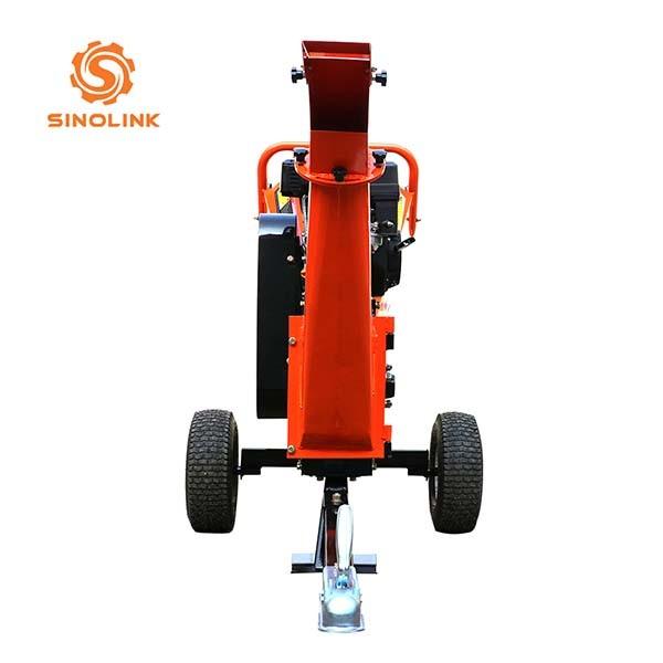 4  7hp Kohler Petrol Garden Wood Chipper Machine For Trees 350mm Roller Gasoline Engine