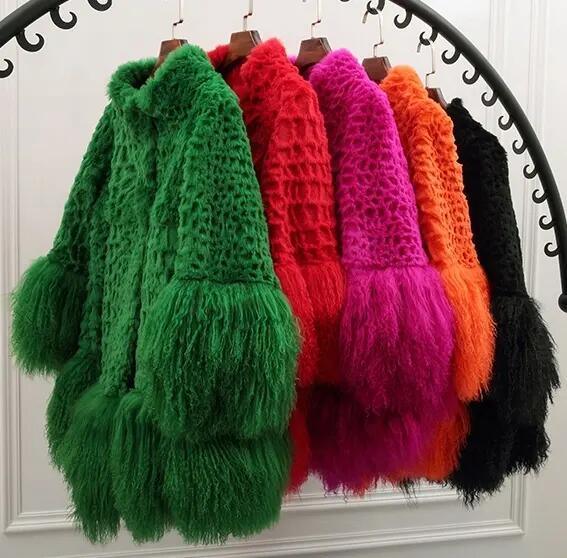 Fashion Bright Color Puffer Down Coat Fur Coat OEM For Women