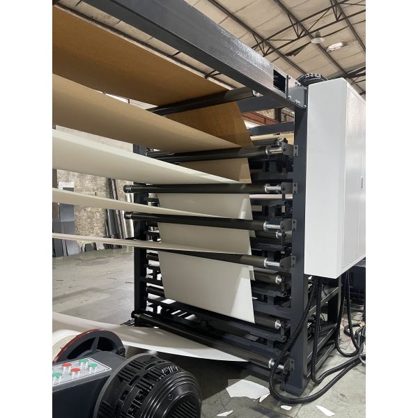 JIGUO ZWC-1400-6 Paper Sheeter Cutter Machine, Reference weight of cutting paper:50-500g/m2,Max.Diameter of paper:1650mm(65〃)Max,Maximum cutting speed:300cuts/min