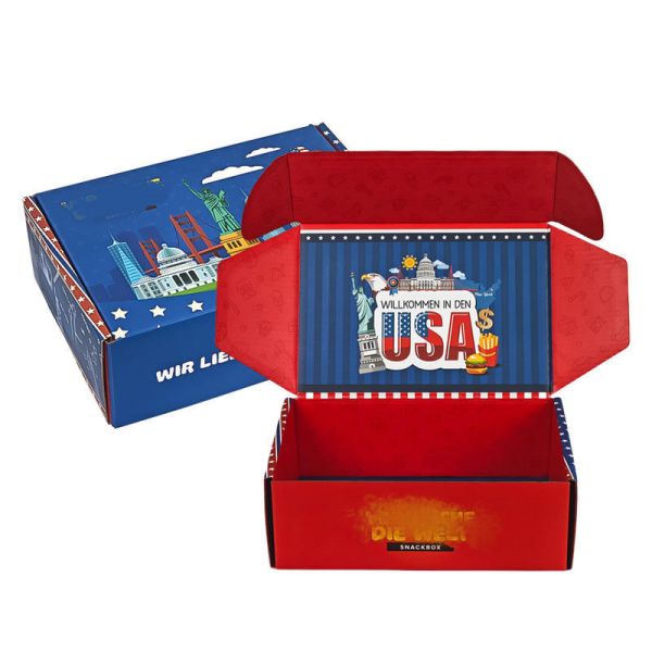 Personalized digital printing mailer custom logo packaging boxes corrugated cosmetic beauty products clothing shipping boxes