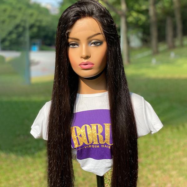 Beauty Forever Straight 5x5 HD Lace Wig Pre Plucked Remy Human Hair Wig