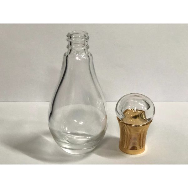 Чашевидные стеклянные косметические контейнеры/лосьон заботы кожи разливают упаковку/бутылки по бутылкам насоса