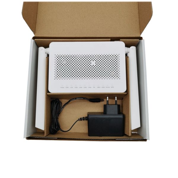 маршрутизатор Gpon Onu 0riginal новый HS8546V WIFI с 4GE + 1POT+2USB+2.4G&5G WiFi