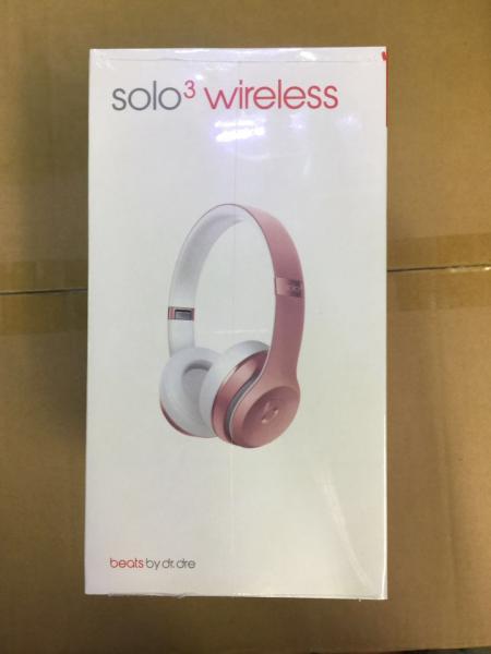 Beats Solo 3 Wireless Headphones Special Edition - Rose gold Free Shipping