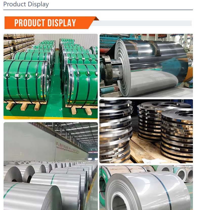 2b ASTM A240 201 bobinas de acero inoxidable personalizadas bobina de acero inoxidable 304