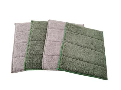 A esponja de toalha de prato da cozinha acolchoa a esponja de lustro de Microfiber de pano de limpeza
