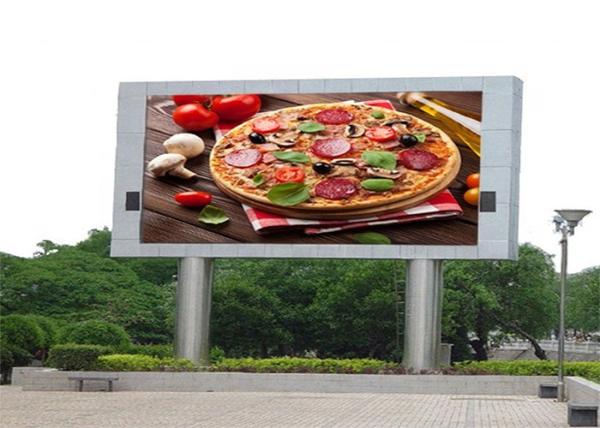China HD Outdoor Full Color P10 LED Display Screen Grande publicidade adequada para alta temperatura