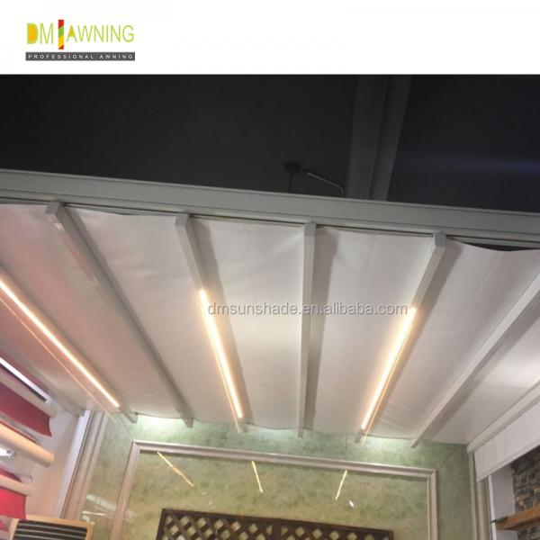 ПВХ Моторизованные лоуверные крыши перголы солнцезащитные навесы Алюминиевые крыши патио