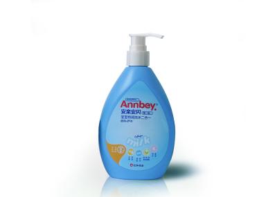 Custom Made HDPE Cosmetic Bottles For Baby Wash And Shampoo Label Decoration