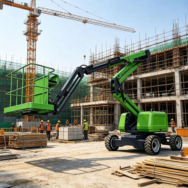 Telandor Diesel Boom Lift Commercial Forestry And Wildfire Defense Vehicle