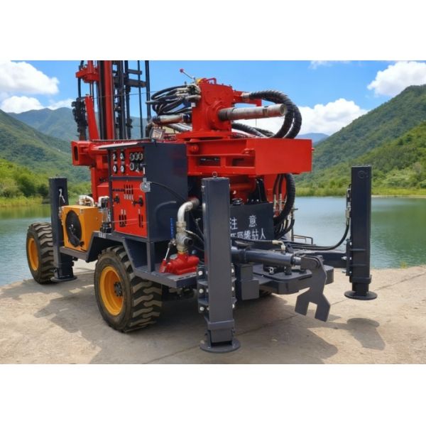 76/89mm Drilling Rod and Pneumatic Drive System for 180 Meters Depth Water Well Drilling