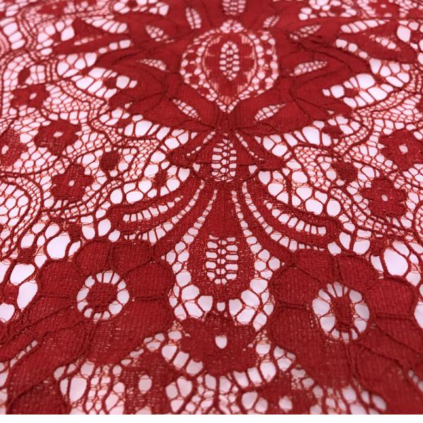 O jacquard nigeriano do material do laço do ouro amarrado da guipura ata a tela 59 polegadas