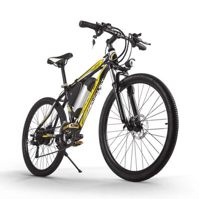 Bicicleta elétrica 36v 350w 10Ah da cidade do poder cubo traseiro do pneu largo da montanha de 26 polegadas