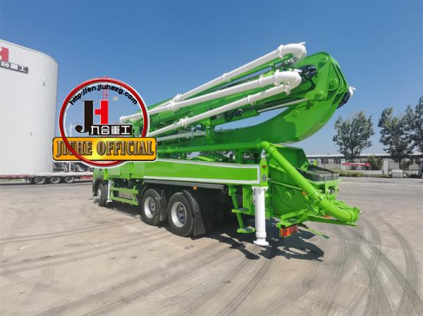 JIUHE 38m Concrete Pump Truck Of Small Diesel Concrete Pump JHZ5264THB-38