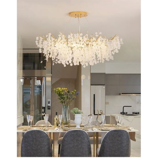 Nordic Ceiling Crystal Chandelier Gold Luxury Pendant Light  （WH-AP-672）