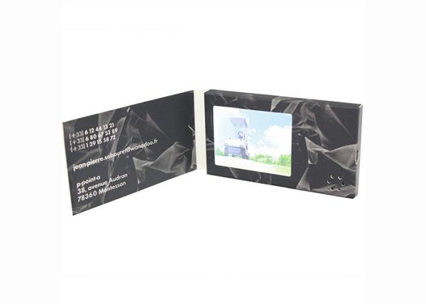 Hardcover Promotional Video Brochure 7 Inch 512MB HD 1024 X 600 Resolution