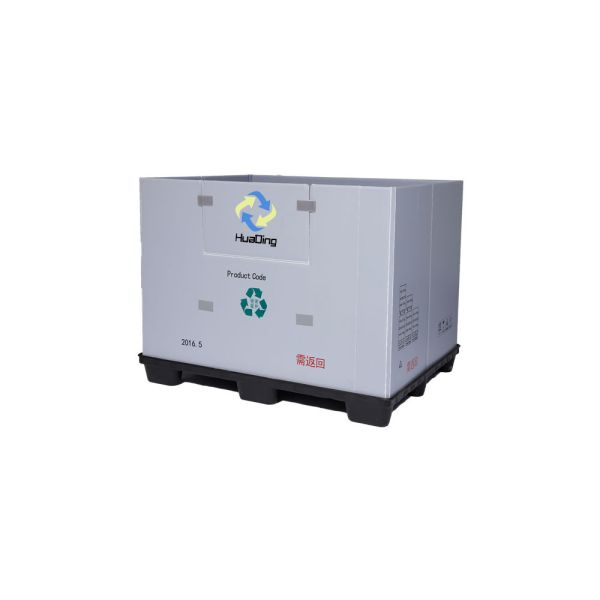 Customized Plastic Injection Molding Foldable Pallet Box for Reusable Gaylord Box