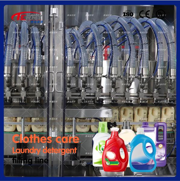 Servo Motor Driven Automatic Liquid Filling And Sealing Machine 0.6 TO 0.8Mpa
