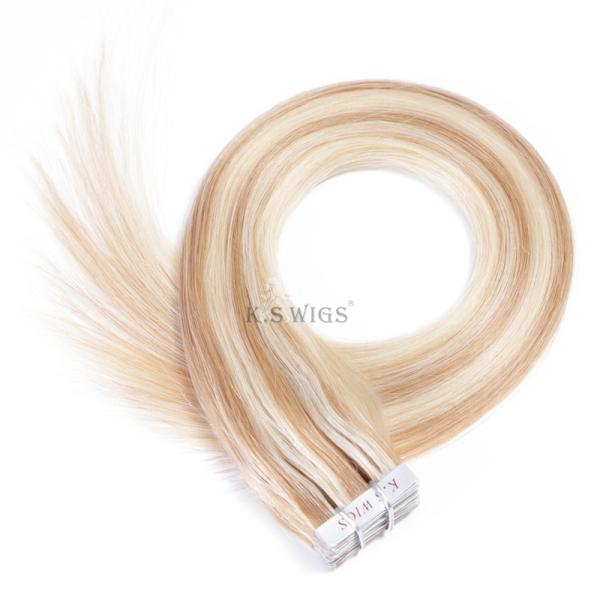 Wholesale Perfect Quality 100% Indian thick Tape on Human hair extensions