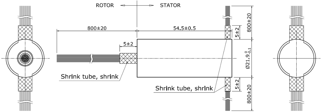 Aluminium Alloy Panlink Slip Ring PSR-JC-44 Low Noise Slip Ring IP54