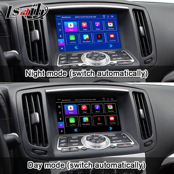 Lsailt 8G Android мультимедийный интерфейс для Infiniti Q40 Q60 G37 G35 Инфоразвлекательный модуль интегрированный беспроводный CarPlay