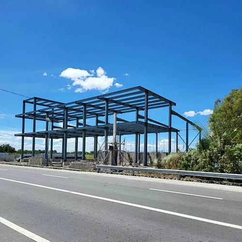 Two Storey Steel Structure Building Warehouse Prefabricated Industrial Metal Storage Sheds
