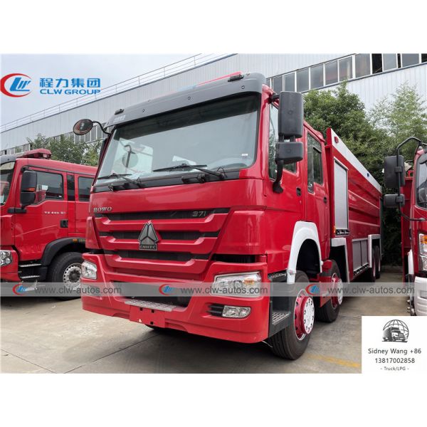 Sinotruk Howo 8x4 371HP 20000L Fire Rescue Truck