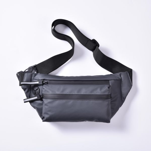 Fabric Sport Waist Bag Pouch Lightweight Bum Bag Zipper Custom Logo