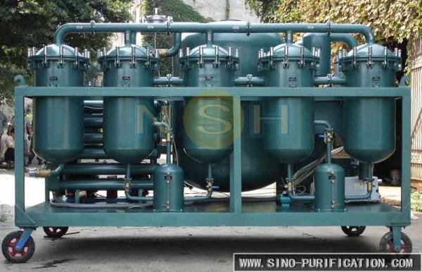 Demulsify Turbine Vacuum System , Low Noise 50Hz Turbine Oil Purification Machine