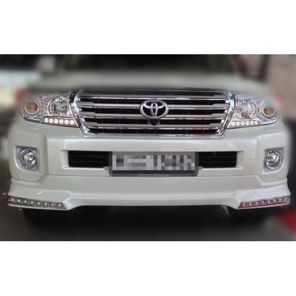TOYOTA Land Cruiser 200 2012 - 2014 FJ200 Capa del parachoques delantero con luces LED