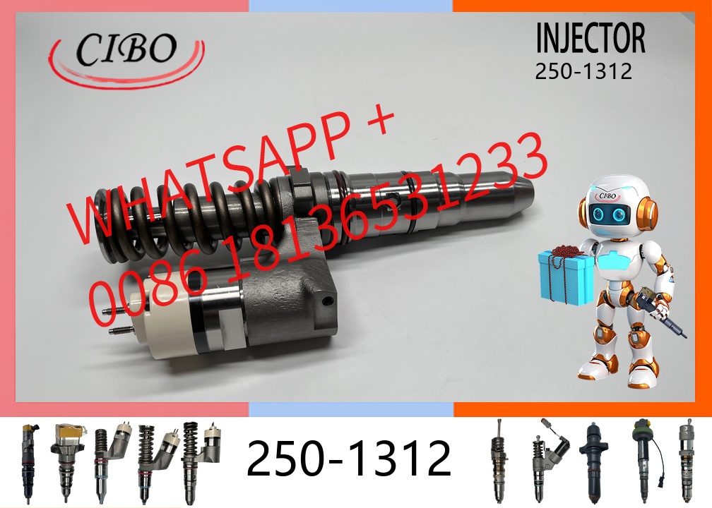 original 250-1312 Diesel Fuel Injector Assembly for 3512B 3516B Engine High Pressure Fuel Nozzle Replacement for OEM 2501312 Heavy Construction Machinery Parts original new injector