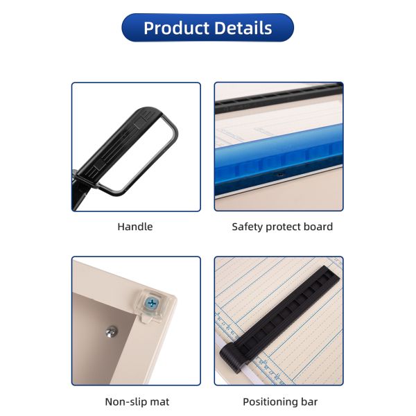 Coupe de carte d'identité en papier en PVC Carton portable A4 Tricot à papier lourd avec bon