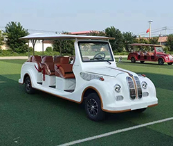 11-Seater Retro Style Electric Golf Cart with Li-ion Battery and Stylish Design Outlet