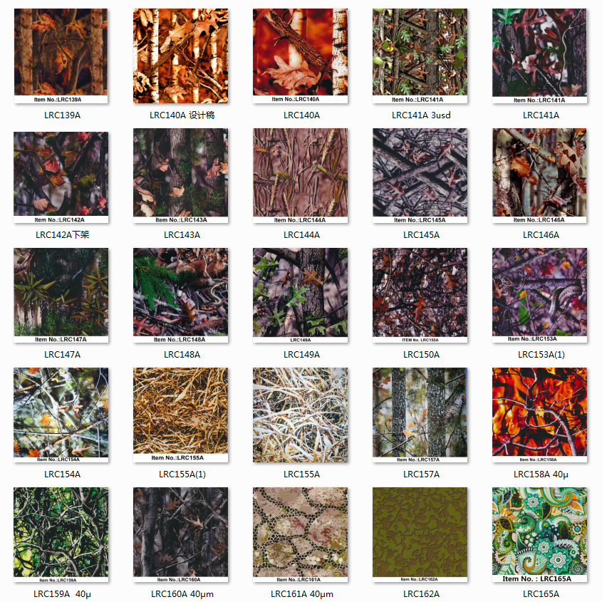 Camuflaje L película de impresión hidrográfica de la transferencia del agua de PVA