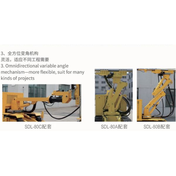 Top Drive Drilling Rigs SDL-80ABC Series - Multifunctional Large Diameter