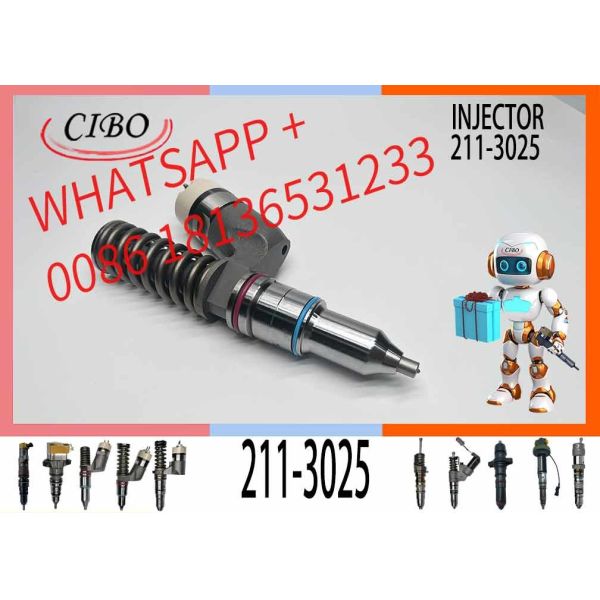 Inyector 211-3025 diesel de la motocicleta de los recambios 2113025 boca del inyector de combustible de 10R-0955 10R0955