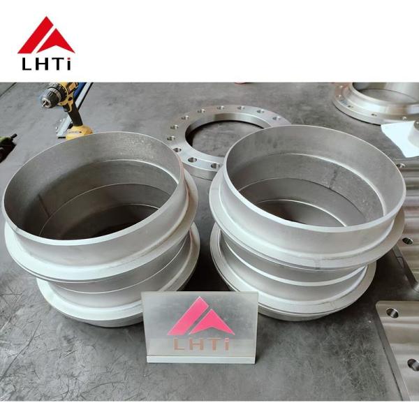 DIN 2503 Titanium Plate Flange Flat Flange Gr1 Gr2 Gr7 PN40 Plate Flange FF RF  Flange Pipe Flange Plate for Piping Systems
