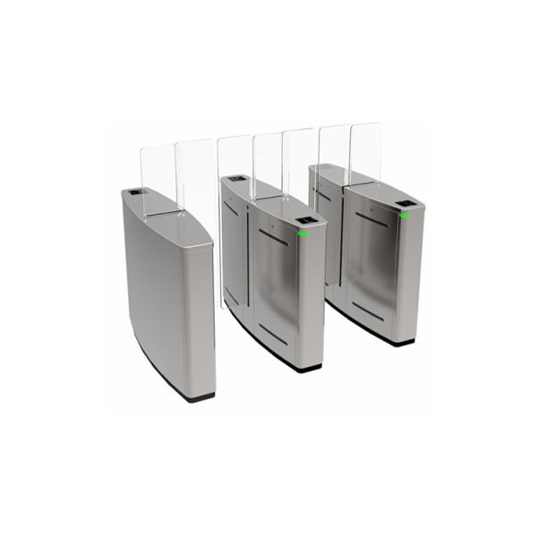 SS304 550mm Width 40person/Min Double Wing Turnstiles