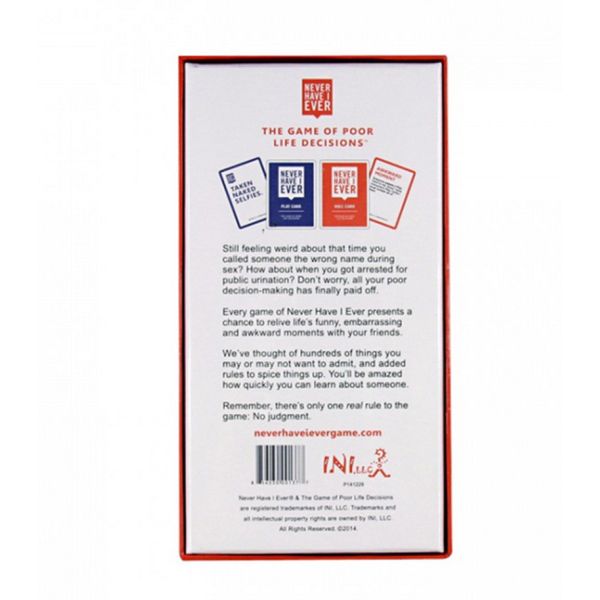 Never Have I Ever - Adult Party Card Game