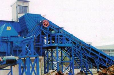 PLC Control  Commercial Metal Shredder Steel Scrap Crushing Line One Year Guarantee