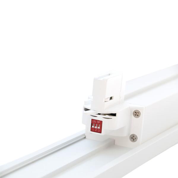 160lm/W Commercial Track Lighting 4 Wire 3 Phase Track Adaptor RoHS certificate