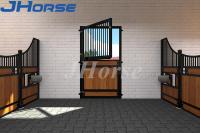 Prefabricated Bamboo Wood Horse Stable Stall Panel and Fronts