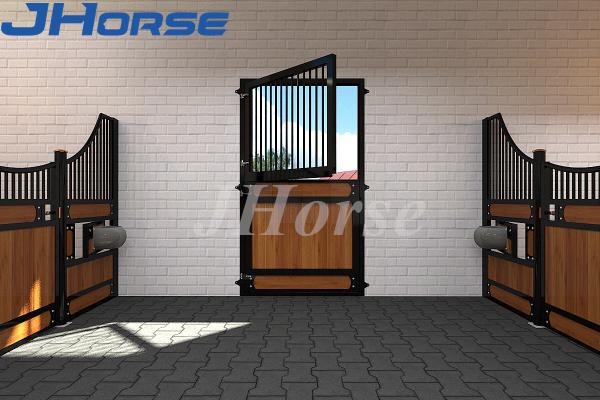 JH Construir portas holandesas de aço inoxidável para uma porta de celeiro de cavalos