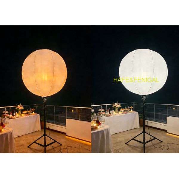 3200-6500K Color Temp 200W LED Balloon Light With Tripod For Wedding Event Lighting